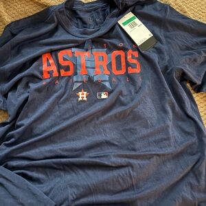 Nike Blue and Red Long Sleeve Tees